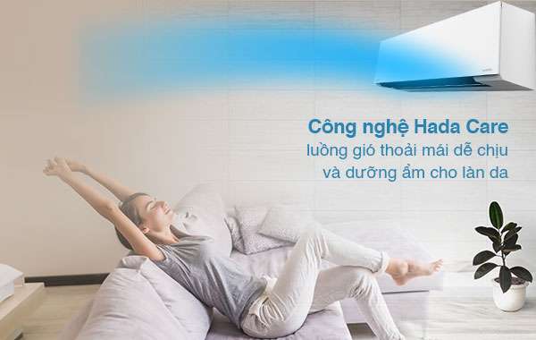 Máy lạnh Toshiba Inverter 2.5 HP RAS-H24E2KCVG-V - công nghệ Hada Care